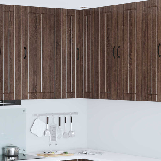 vidaXL Ντουλάπα Γωνίας LUCCA Καφέ Ξύλο Δρυός 57 x 57 x 100 εκ.