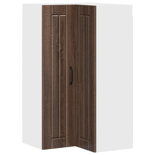 vidaXL Ντουλάπα Γωνίας LUCCA Καφέ Ξύλο Δρυός 57 x 57 x 100 εκ.