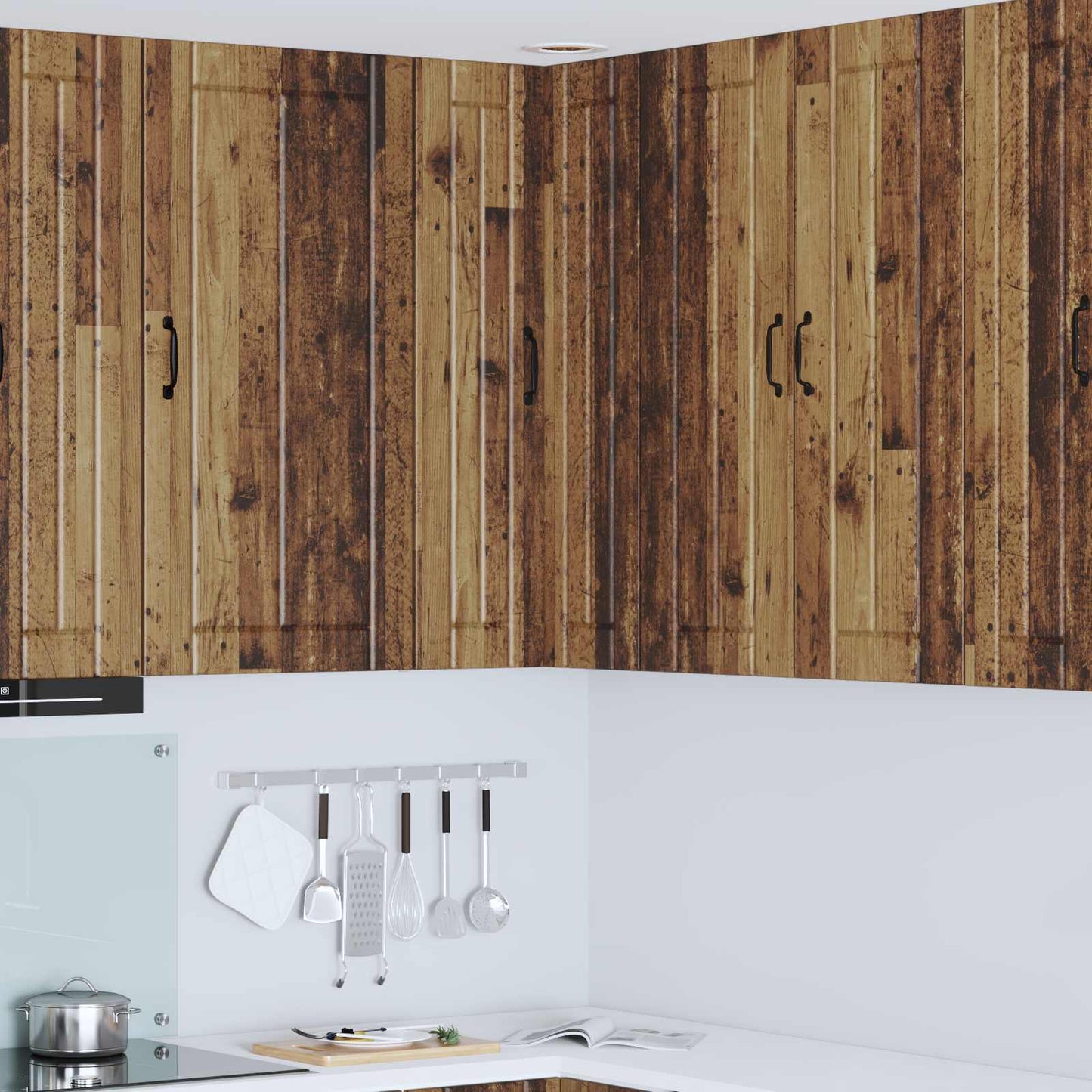 vidaXL Ντουλάπα Κουζίνας Παλιό ξύλο 57 x 57 x 100 εκ.