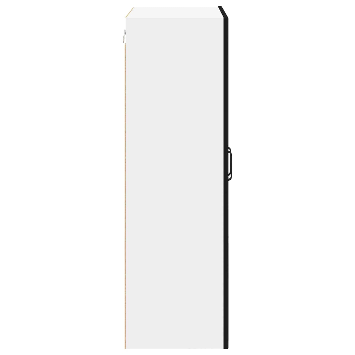 vidaXL Κρεμαστό ντουλάπι κουζίνας Επιτοίχιο Μαύρο 60 x 31 x 100 εκ.