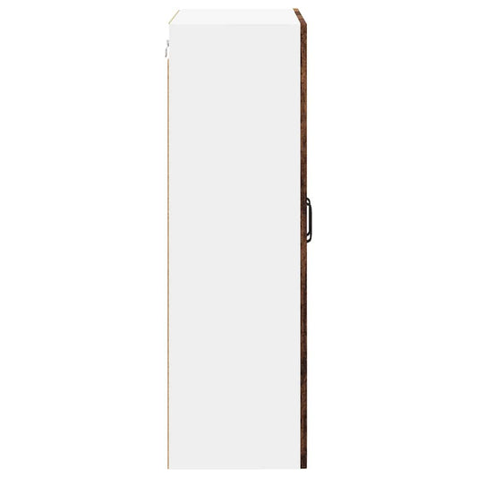 vidaXL Κρεμαστό ντουλάπι κουζίνας Παλιό ξύλο 60 x 31 x 100 εκ.