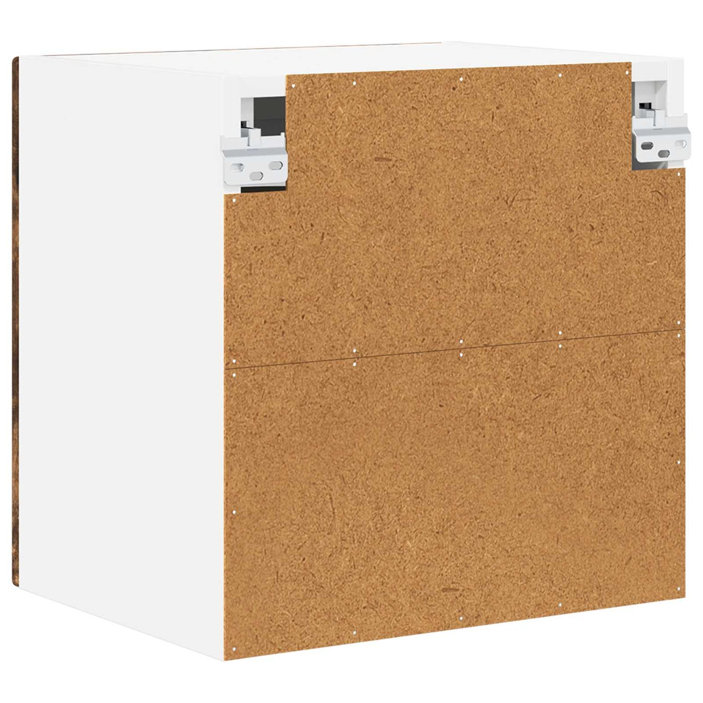 vidaXL Ραφιέρα τοίχου PORTO 2 pcs Καπνιστό Δρύς 40 x 31 x 40 εκ.