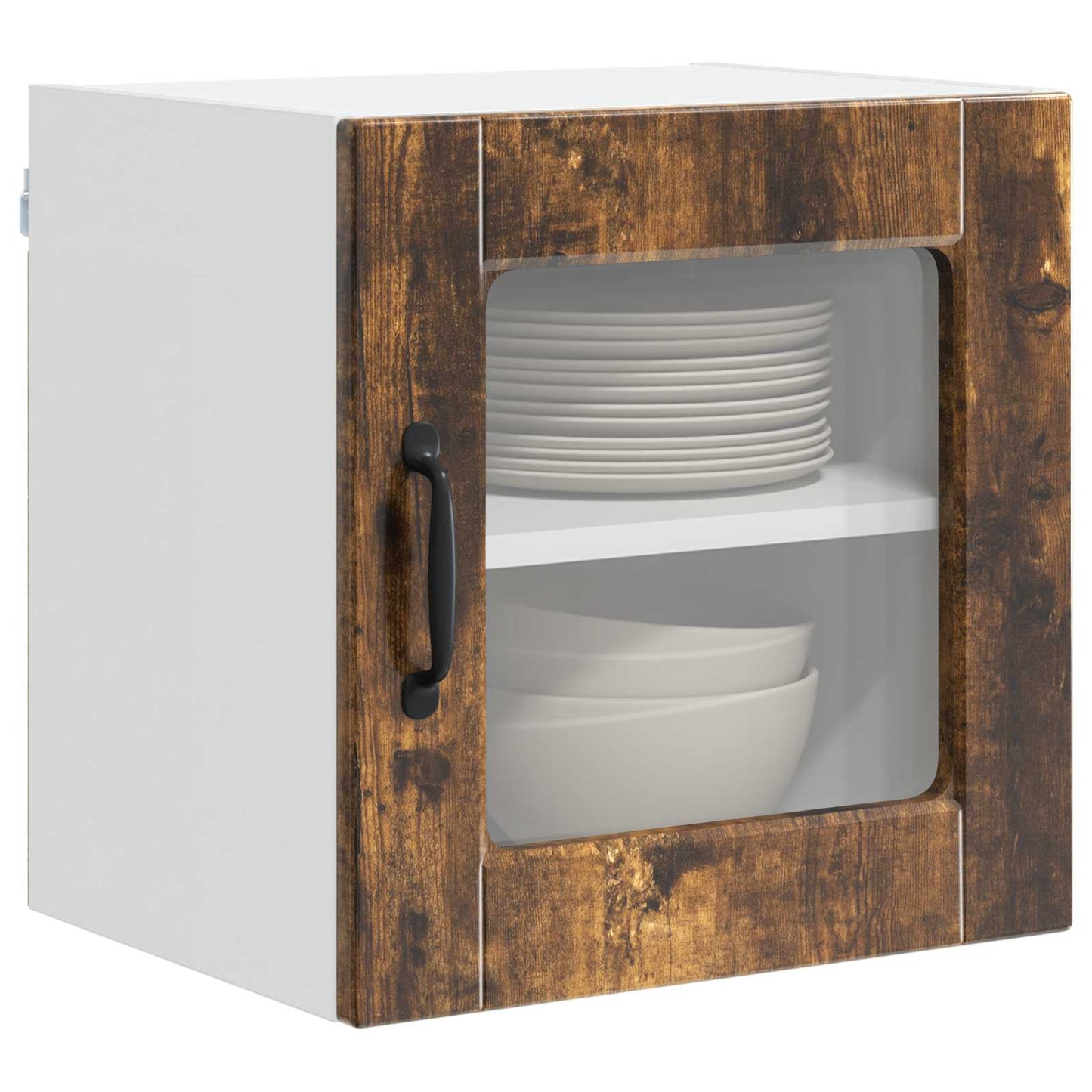 vidaXL Ντουλάπα Κουζίνας με ράφι 2 pcs Καπνιστό Δρύς 40 x 31 x 40 εκ.