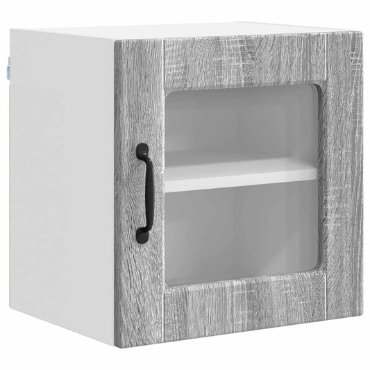 vidaXL Ραφιέρα τοίχου PORTO Γκρίζο Σονομα 40 x 31 x 40 εκ.