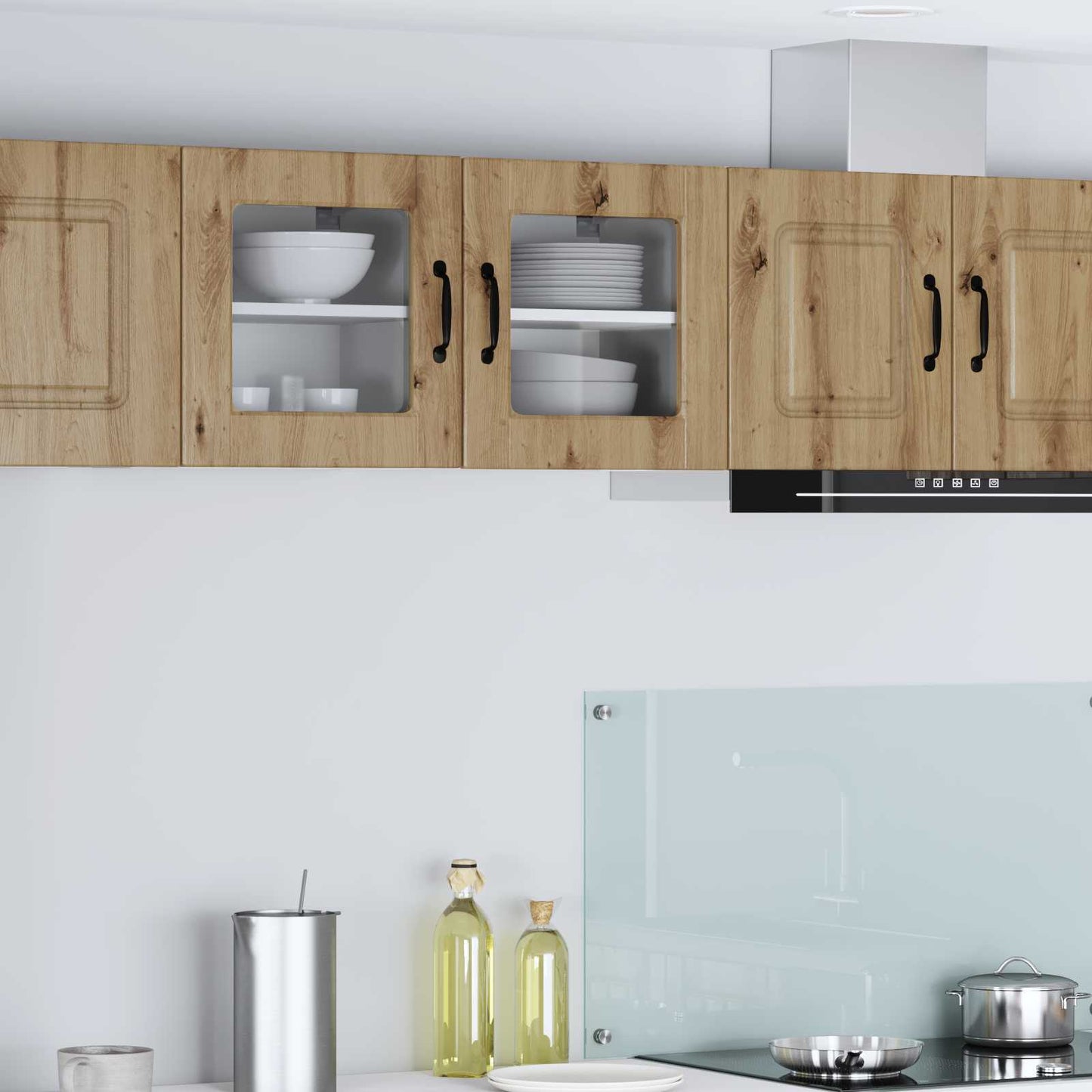 vidaXL Ραφιέρα τοίχου PORTO Artisan Oak 40 x 31 x 40 εκ.