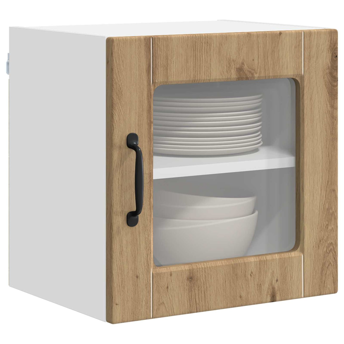 vidaXL Ραφιέρα τοίχου PORTO 2 pcs Artisan Oak Επεξεργασμένο ξύλο
