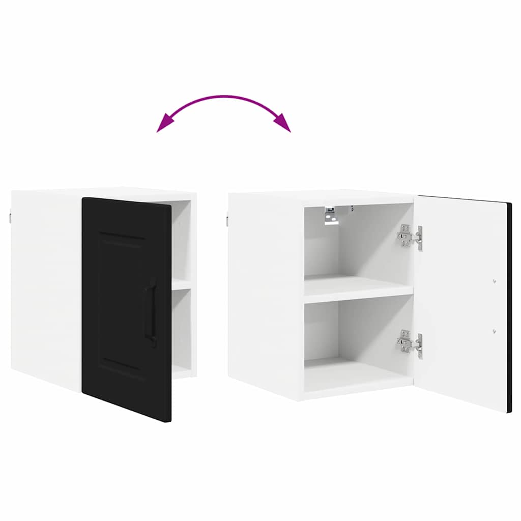 vidaXL Ντουλάπα Κουζίνας Μαύρο 30 x 31 x 40 εκ. Επεξεργασμένο ξύλο