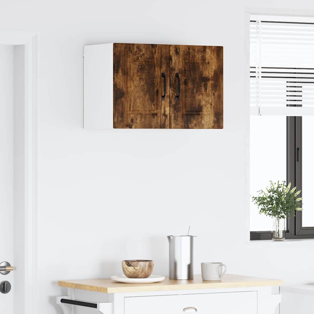 vidaXL Ντουλάπα Κουζίνας με ράφι Καπνιστό Δρύς 30 x 31 x 40 εκ.