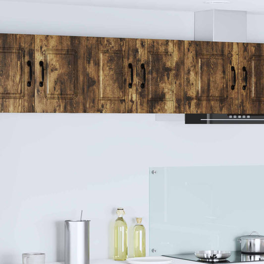 vidaXL Ντουλάπα Τοίχου PORTO 2 pcs Καπνιστό Δρύς 30 x 31 x 40 εκ.