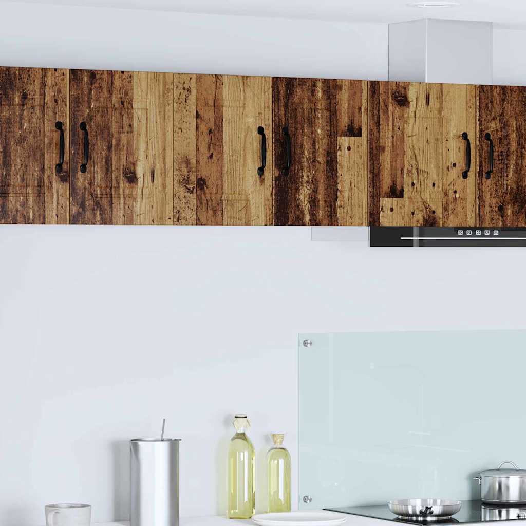 vidaXL Ντουλάπα Κουζίνας με ράφι Επιτοίχιο Παλιό ξύλο 30 x 31 x 40 εκ.