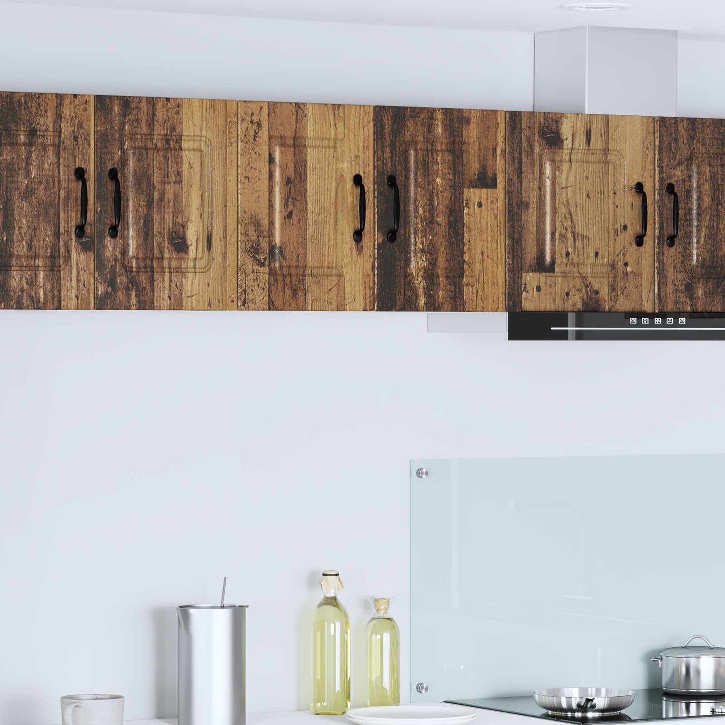 vidaXL Ντουλάπα Κουζίνας με ράφι 2 pcs Παλιό ξύλο 30 x 31 x 40 εκ.