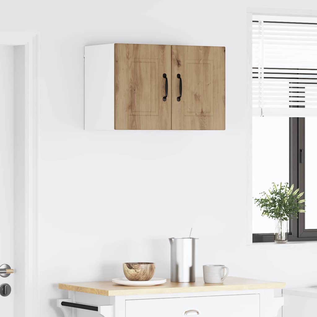 vidaXL Ντουλάπα Κουζίνας με ράφι με πόρτα Artisan Oak 30 x 31 x 40 εκ.