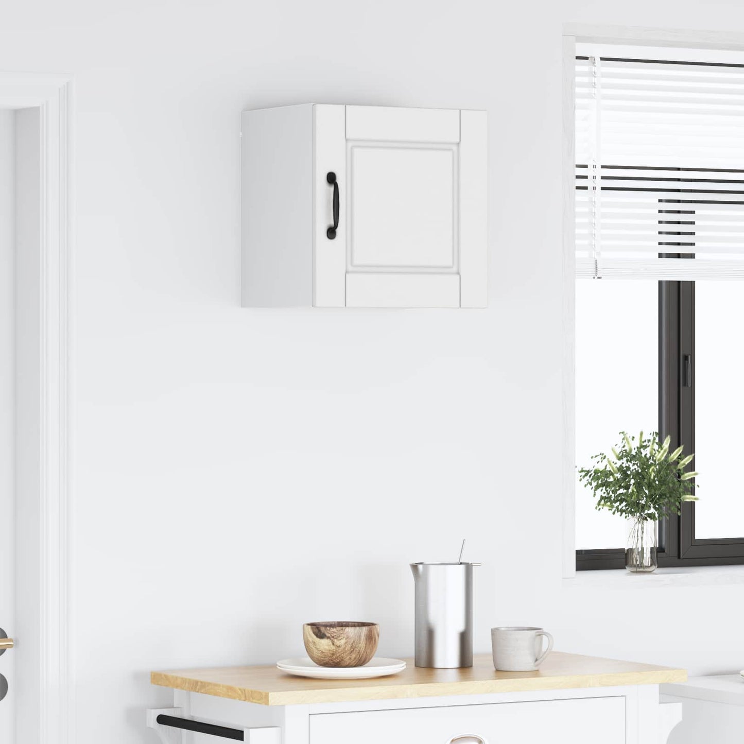 vidaXL Ντουλάπα Κουζίνας Λευκό 40 x 31 x 40 εκ. Επεξεργασμένο ξύλο