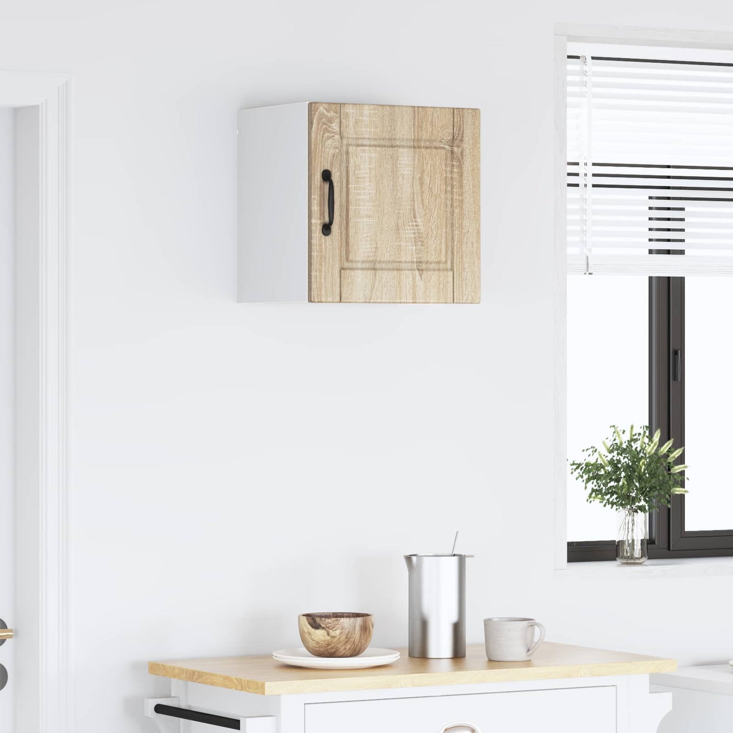 vidaXL Ντουλάπα Κουζίνας με ράφι με πόρτα Δρύς Sonoma 40 x 31 x 40 εκ.