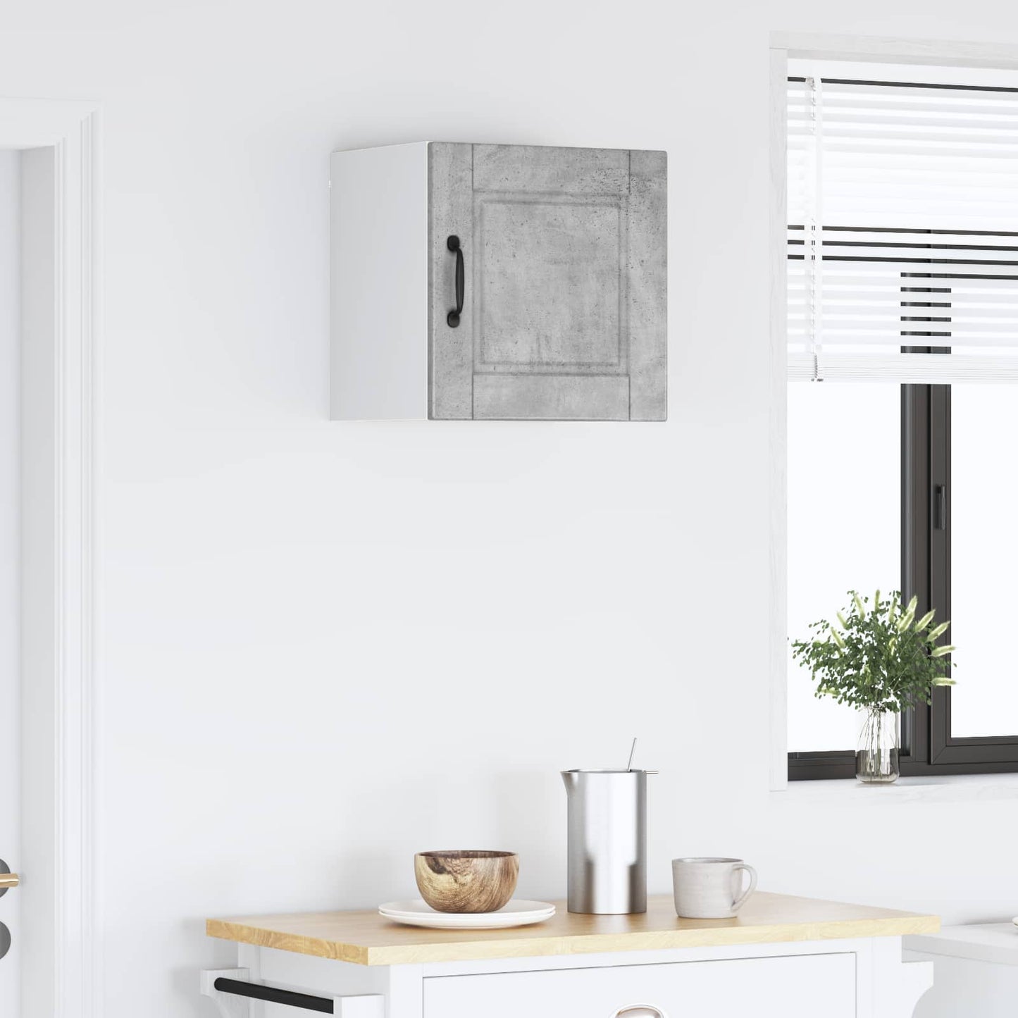 vidaXL Ντουλάπα Κουζίνας με ράφι Σκυρόδεμα Γκρι 40 x 31 x 40 εκ.