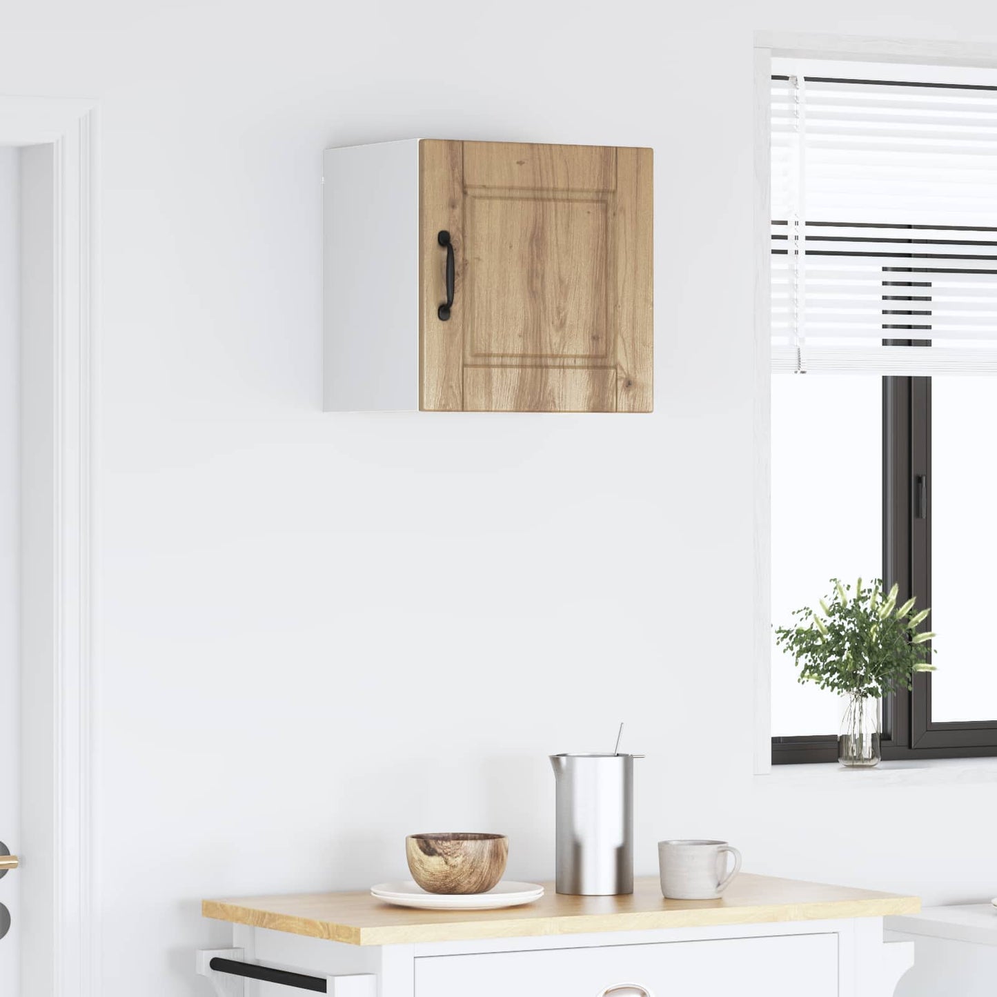 vidaXL Ντουλάπα Κουζίνας με ράφι με πόρτα Artisan Oak 40 x 31 x 40 εκ.