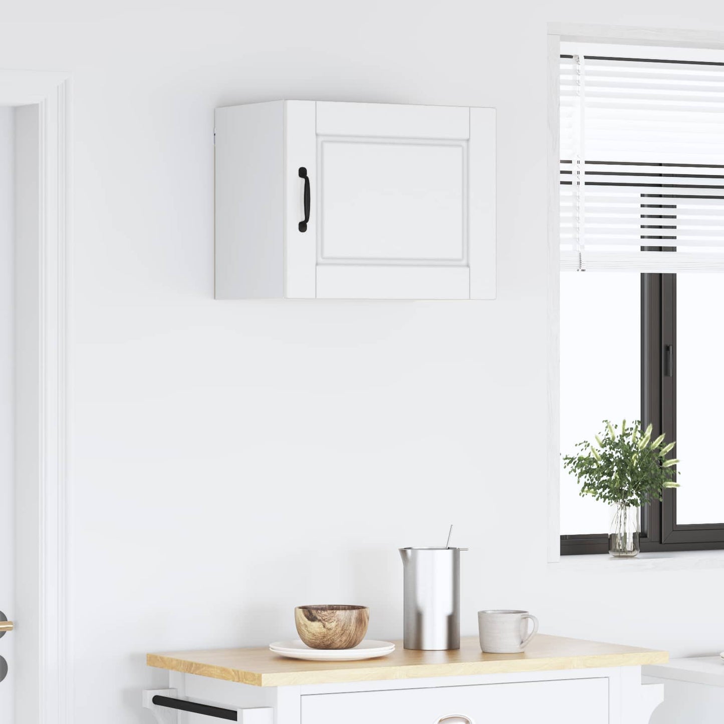 vidaXL Ντουλάπα Κουζίνας Λευκό 50 x 31 x 40 εκ. Επεξεργασμένο ξύλο