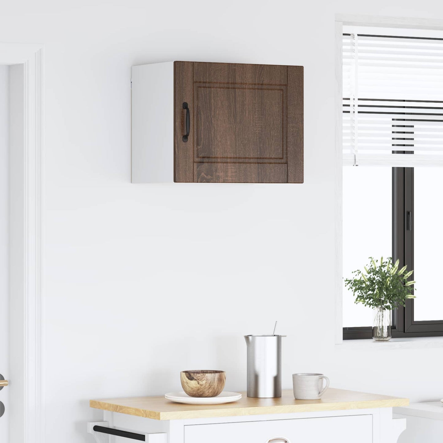 vidaXL Ντουλάπα Κουζίνας Καφέ δρυς 50 x 31 x 40 εκ. Επεξεργασμένο ξύλο