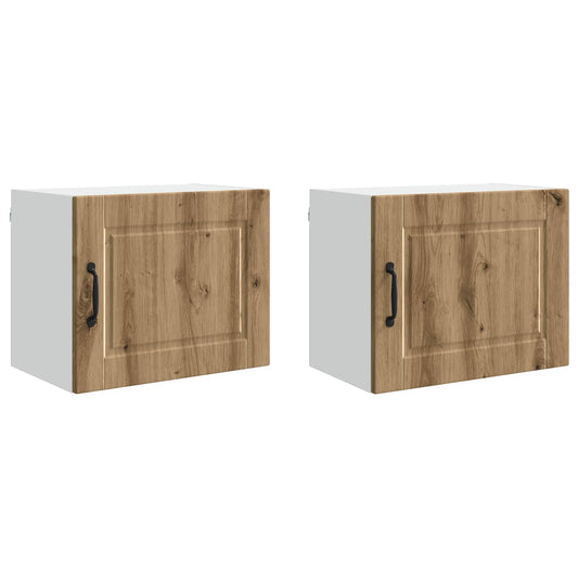 vidaXL Ντουλάπα Τοίχου PORTO 2 pcs Artisan Oak Επεξεργασμένο ξύλο
