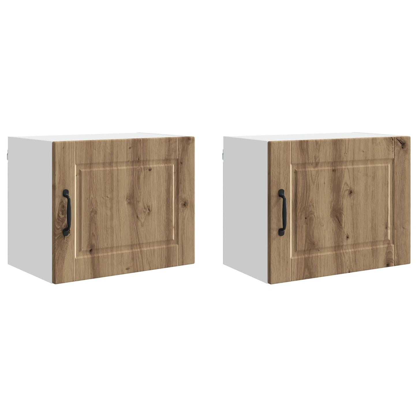 vidaXL Ντουλάπα Κουζίνας με ράφι 2 pcs Artisan Oak 50 x 31 x 40 εκ.