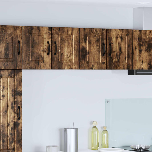 vidaXL Ντουλάπα Τοίχου PORTO 2 pcs Καπνιστό Δρύς 60 x 31 x 40 εκ