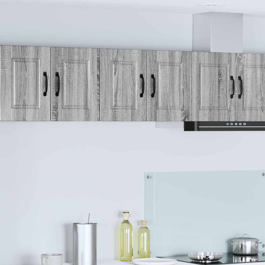 vidaXL Ντουλάπα Τοίχου PORTO Γκρίζο Σονομα 60 x 31 x 40 εκ