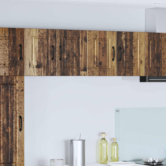 vidaXL Ντουλάπα Τοίχου PORTO 2 pcs Παλιό ξύλο 60 x 31 x 40 εκ