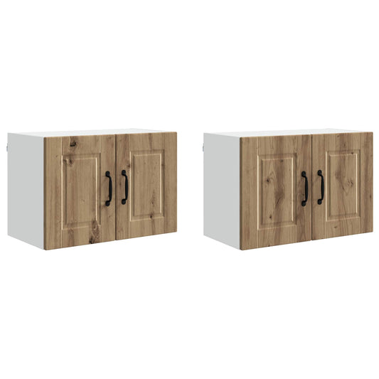 vidaXL Ντουλάπα Τοίχου PORTO 2 pcs Artisan Oak Επεξεργασμένο ξύλο