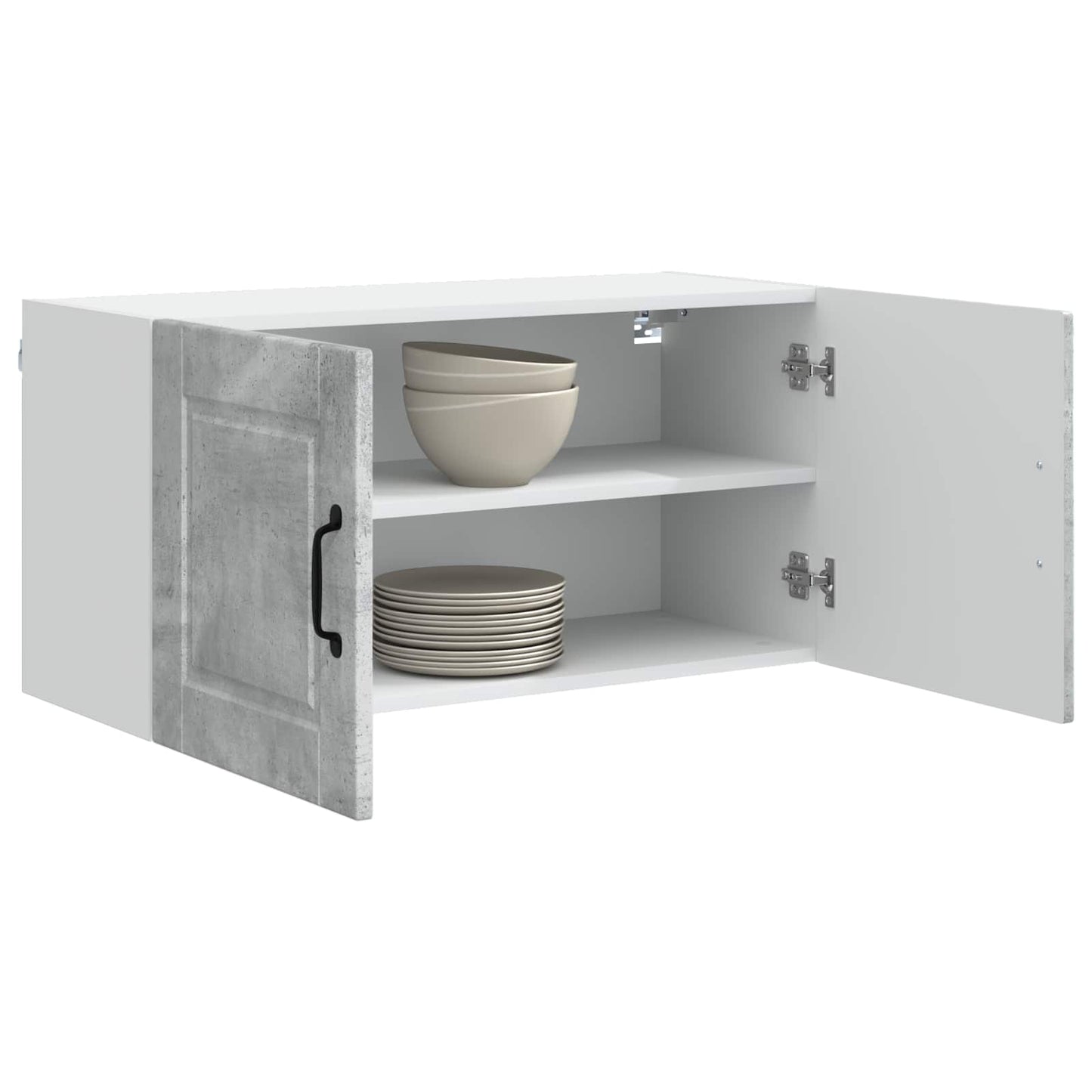 vidaXL Ντουλάπα Κουζίνας με ράφι Σκυρόδεμα Γκρι 80 x 31 x 40 εκ