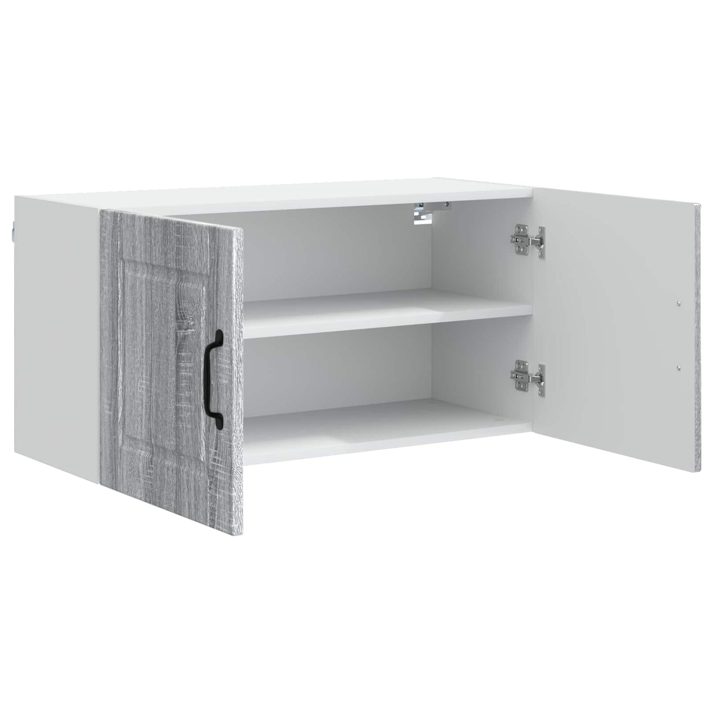 vidaXL Ντουλάπα Κουζίνας με ράφι Γκρίζο Σονομα 80 x 31 x 40 εκ