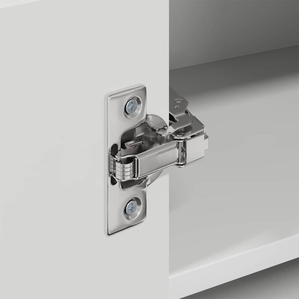 vidaXL Ντουλάπα Κουζίνας Υψηλής γυαλάδας λευκό 57 x 57 x 40 εκ.