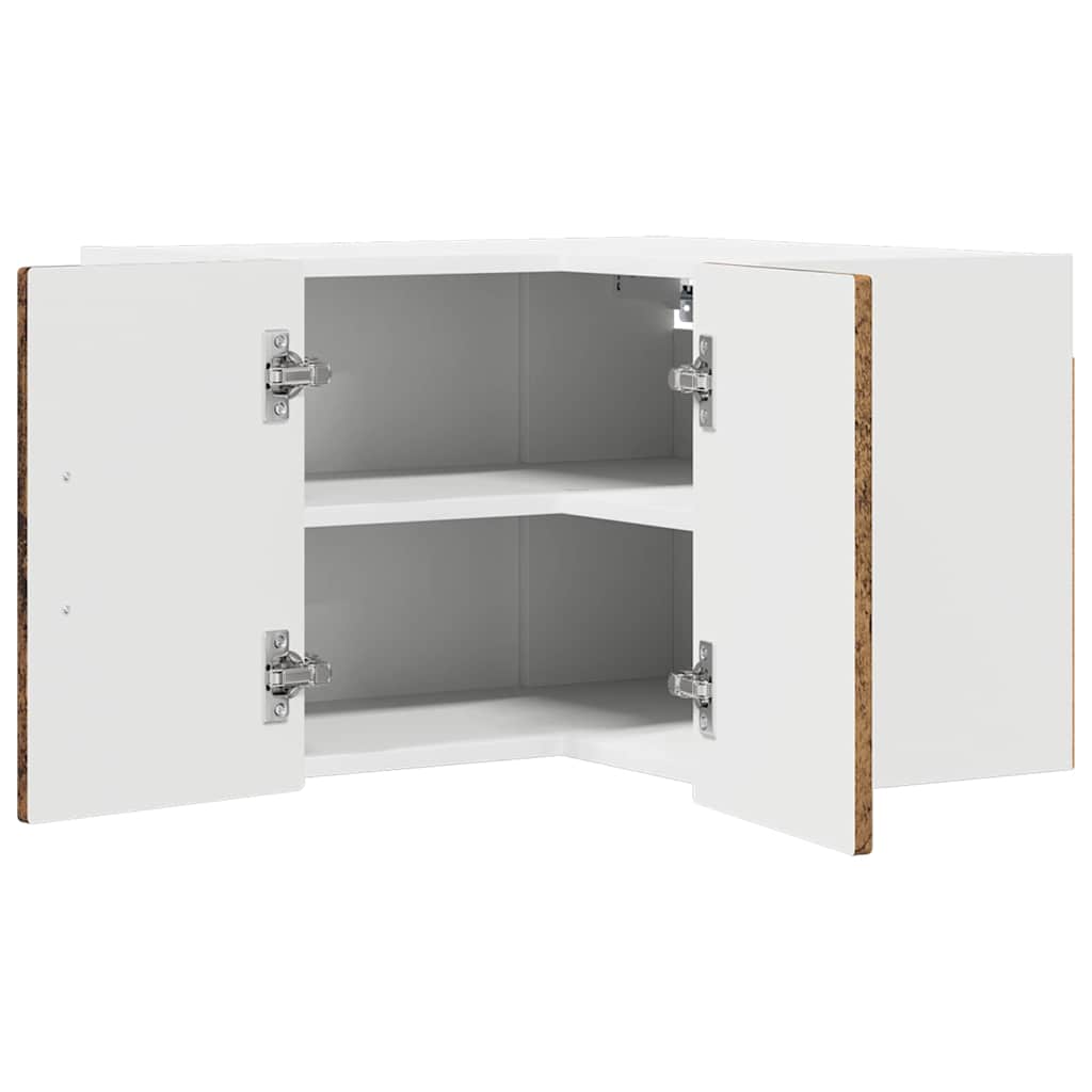 vidaXL Ντουλάπα Κουζίνας με ράφι Επιτοίχιο Παλιό ξύλο 57 x 57 x 40 εκ.