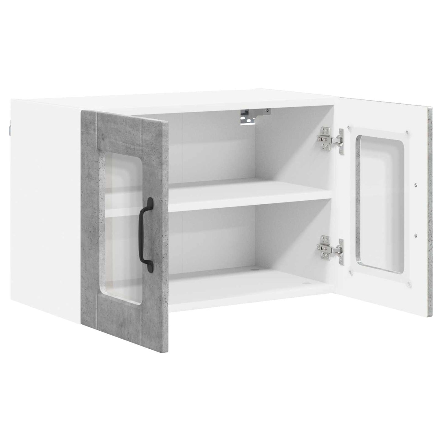 vidaXL Ραφιέρα τοίχου PORTO Σκυρόδεμα Γκρι 60 x 31 x 40 εκ
