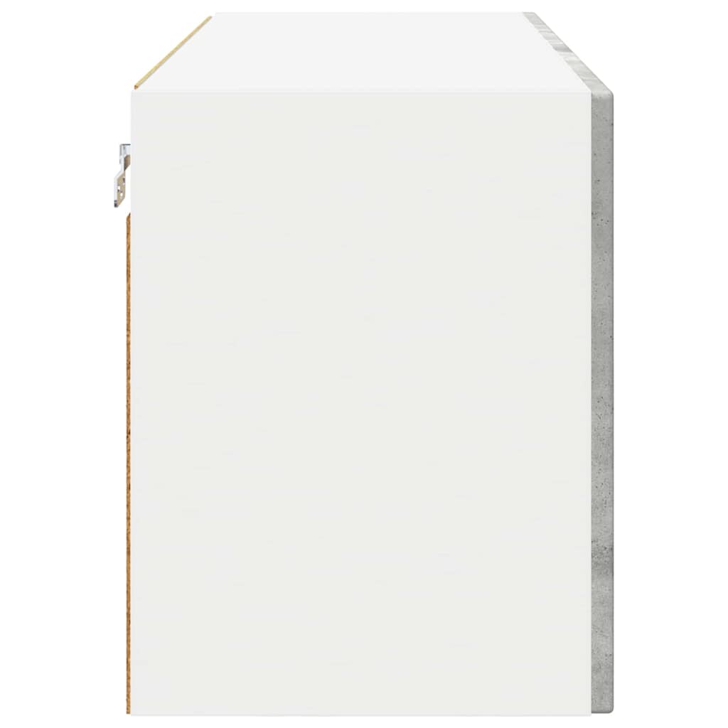 vidaXL Ντουλάπα Κουζίνας με ράφι 2 pcs Σκυρόδεμα Γκρι 60 x 31 x 40 εκ