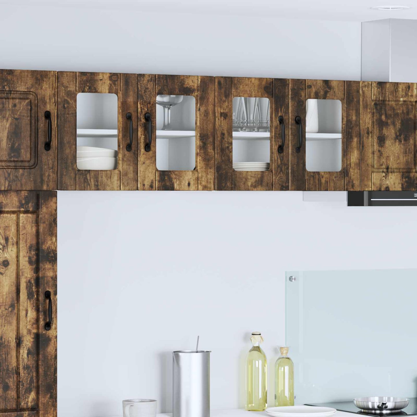 vidaXL Ραφιέρα τοίχου 2 pcs Καπνιστό Δρύς 60 x 31 x 40 εκ