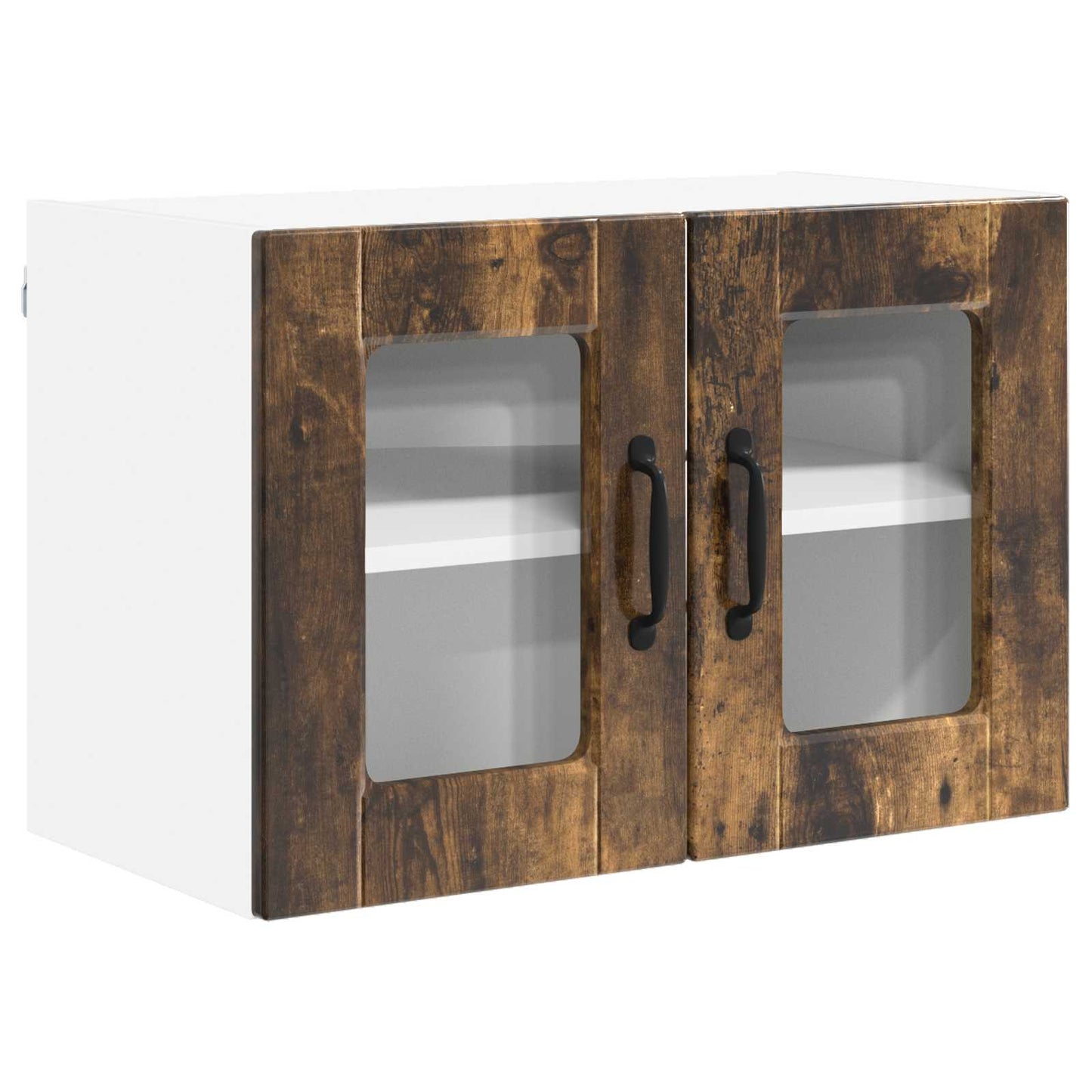 vidaXL Ραφιέρα τοίχου 2 pcs Καπνιστό Δρύς 60 x 31 x 40 εκ