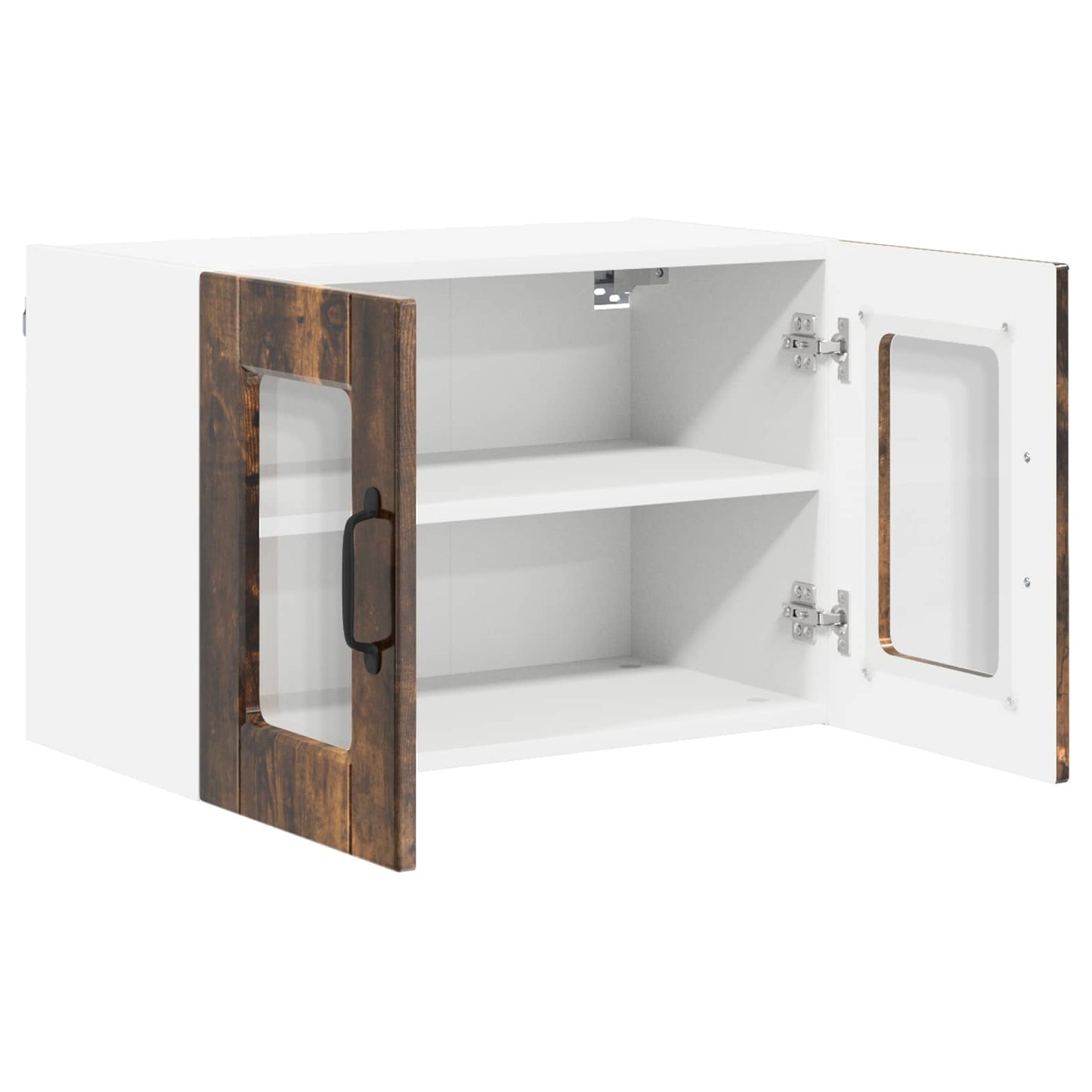vidaXL Ραφιέρα τοίχου 2 pcs Καπνιστό Δρύς 60 x 31 x 40 εκ