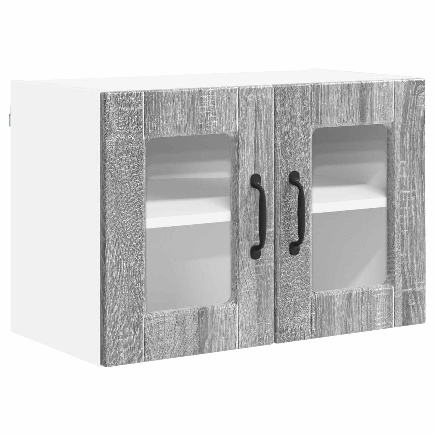 vidaXL Ραφιέρα τοίχου Γκρίζο Σονομα 60 x 31 x 40 εκ Επεξεργασμένο ξύλο