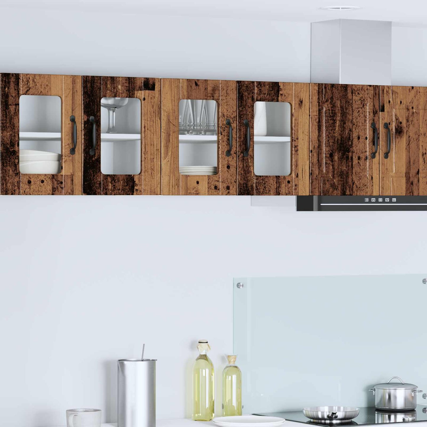 vidaXL Ραφιέρα τοίχου PORTO Παλιό ξύλο 60 x 31 x 40 εκ