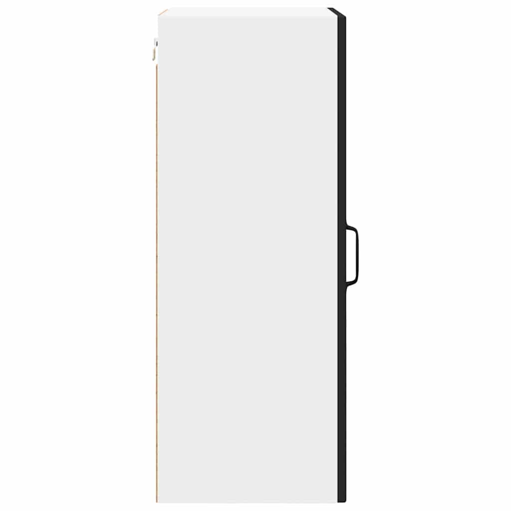 vidaXL Ντουλάπα Κουζίνας με ράφι με πόρτα 2 pcs Μαύρο 40 x 31 x 80 εκ.