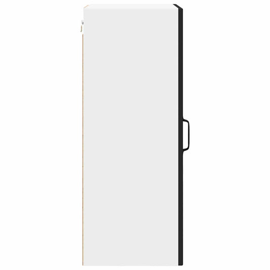 vidaXL Ντουλάπα Κουζίνας με ράφι με πόρτα 2 pcs Μαύρο 40 x 31 x 80 εκ.