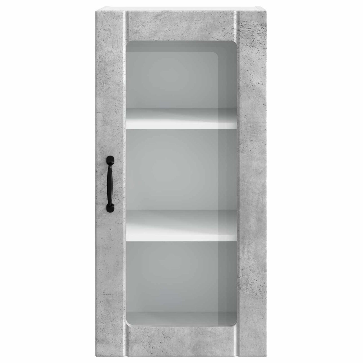 vidaXL Ραφιέρα τοίχου PORTO Σκυρόδεμα Γκρι 40 x 31 x 80 εκ.