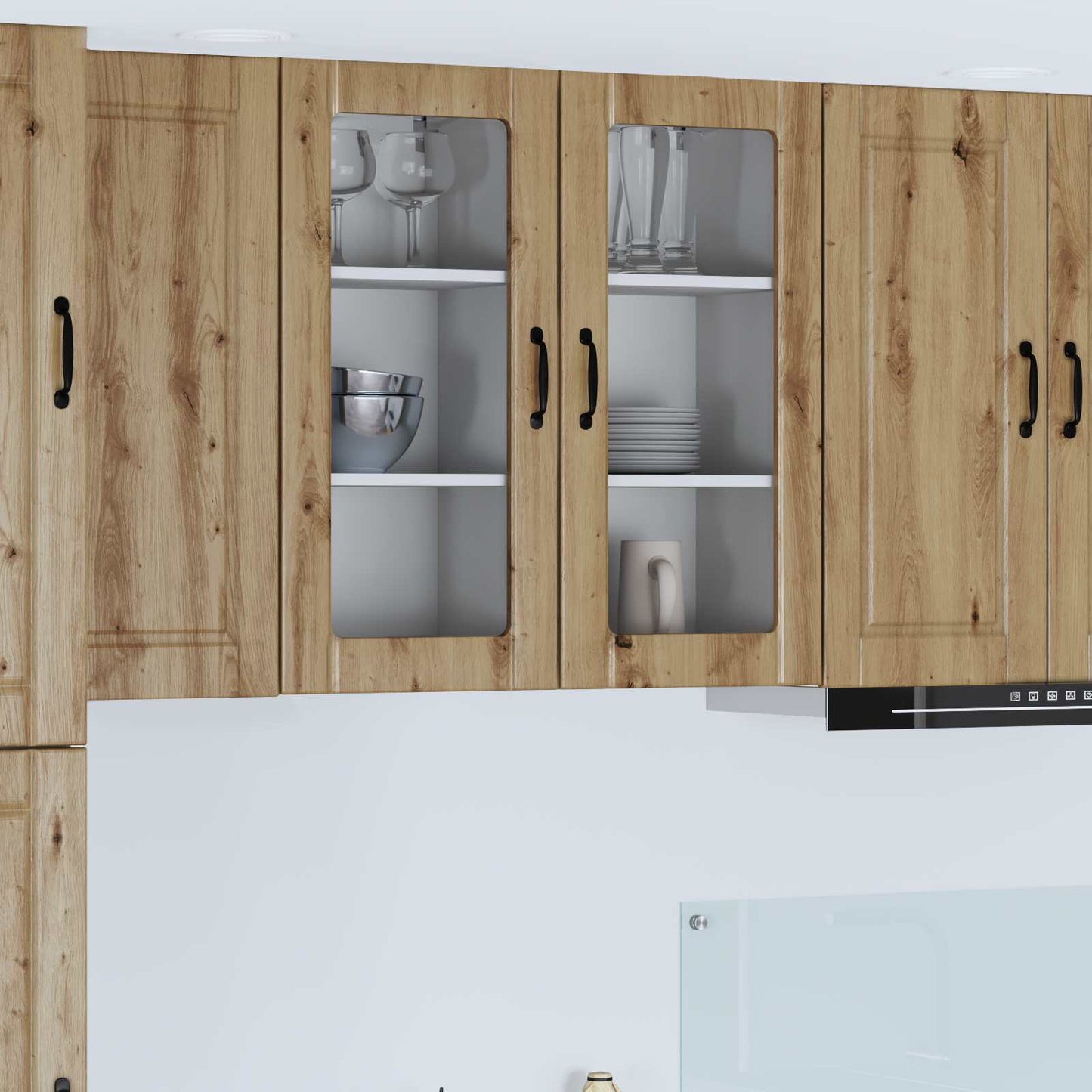vidaXL Ραφιέρα τοίχου PORTO Artisan Oak 40 x 31 x 80 εκ.