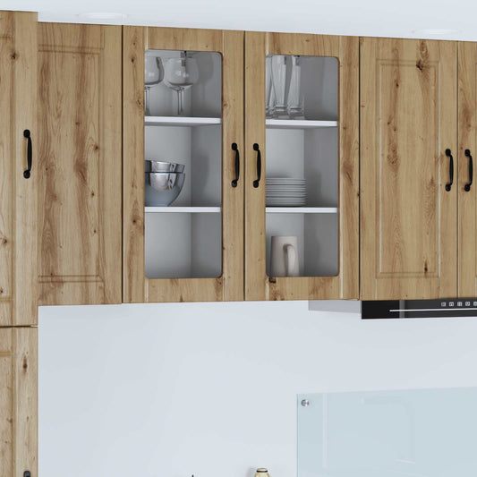 vidaXL Ραφιέρα τοίχου PORTO Artisan Oak 40 x 31 x 80 εκ.