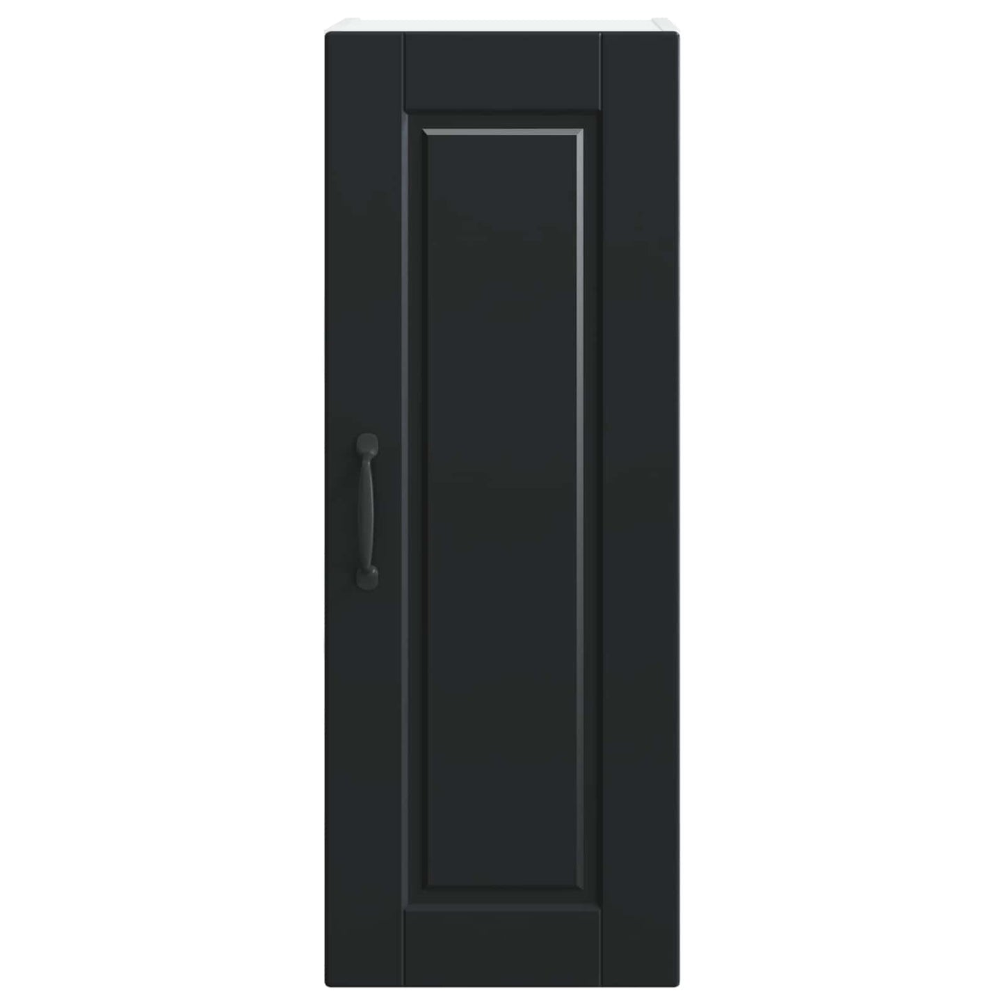 vidaXL Ντουλάπα Κουζίνας με ράφι με πόρτα 2 pcs Μαύρο 30 x 31 x 80 εκ.