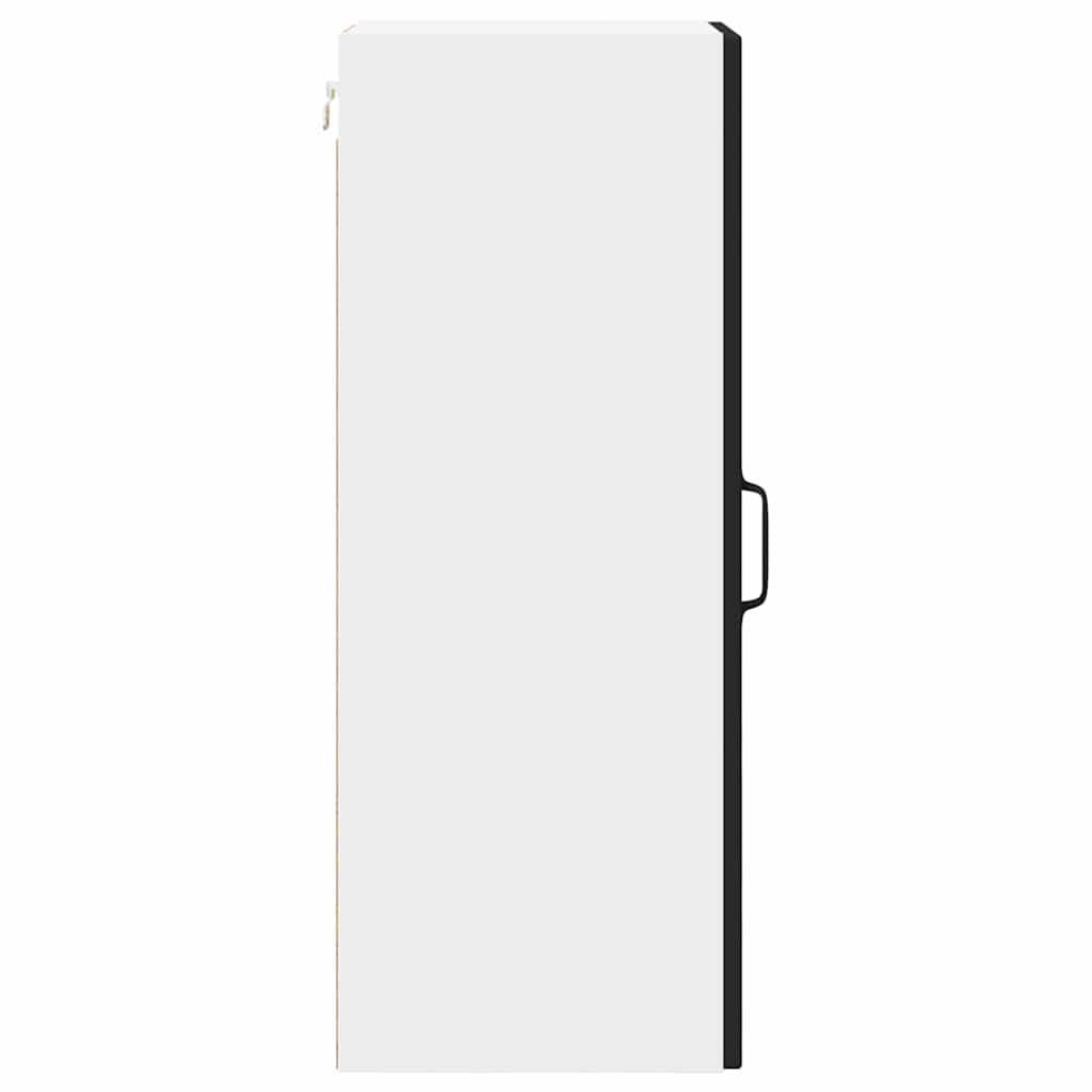 vidaXL Ντουλάπα Κουζίνας με ράφι με πόρτα 2 pcs Μαύρο 30 x 31 x 80 εκ.