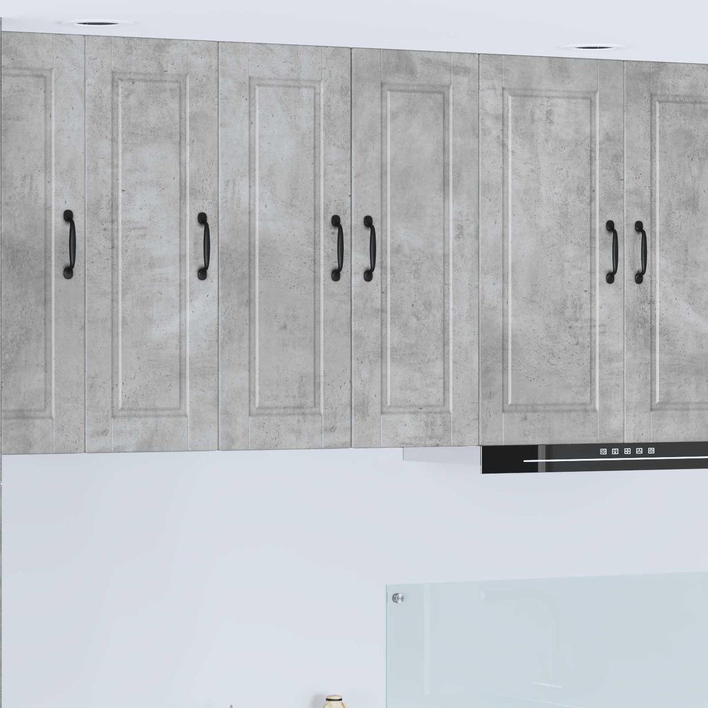 vidaXL Ντουλάπα Κουζίνας με ράφι Σκυρόδεμα Γκρι 30 x 31 x 80 εκ.