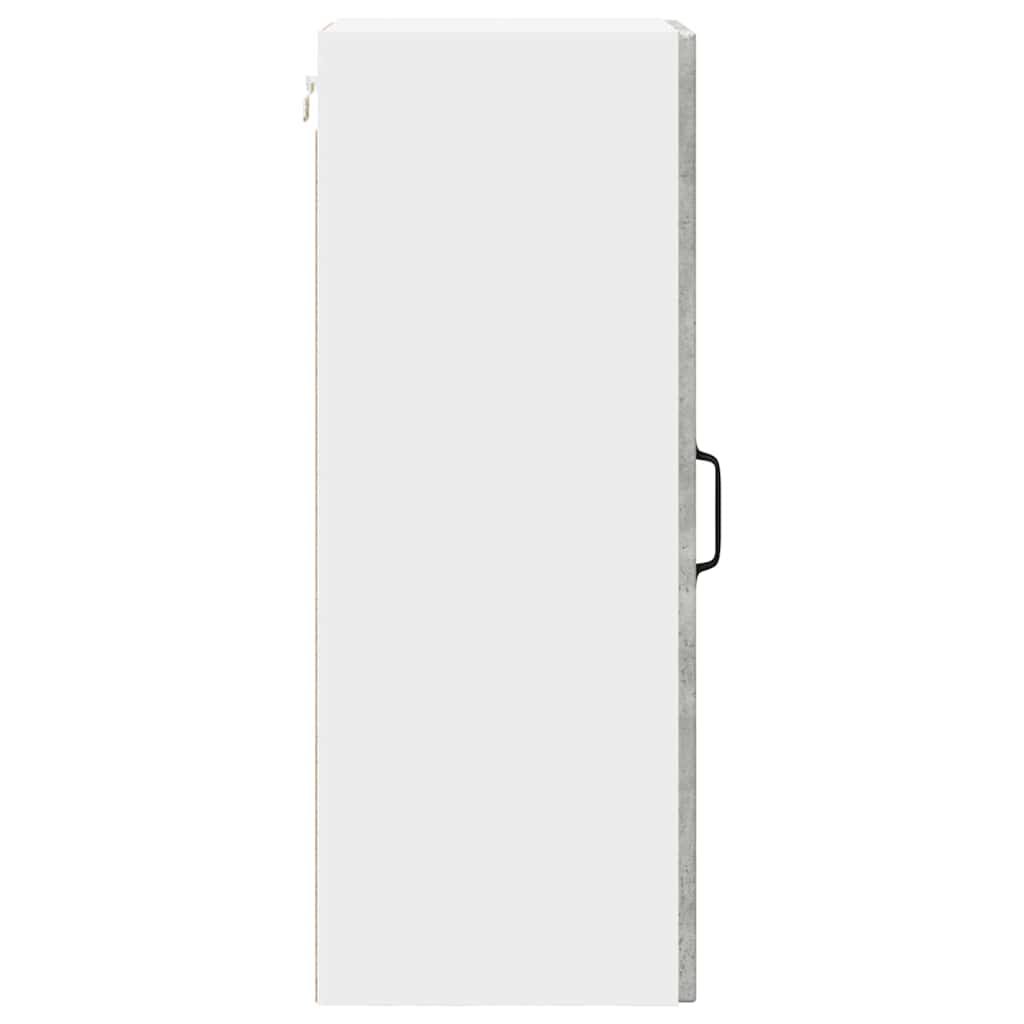 vidaXL Ντουλάπα Κουζίνας με ράφι 2 pcs Σκυρόδεμα Γκρι 30 x 31 x 80 εκ.