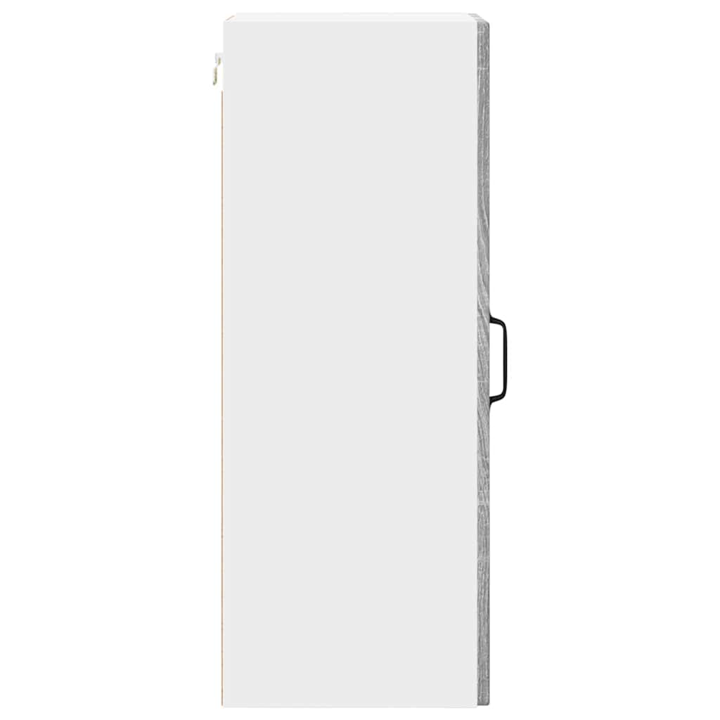 vidaXL Ντουλάπα Κουζίνας με ράφι 2 pcs Γκρίζο Σονομα 30 x 31 x 80 εκ.