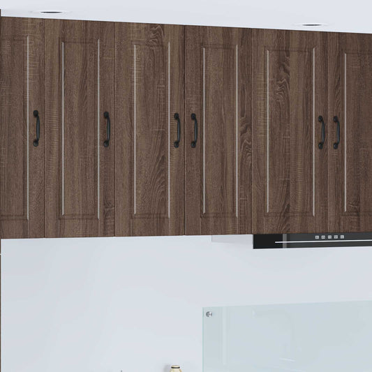 vidaXL Ντουλάπα Τοίχου PORTO Καφέ δρυς 30 x 31 x 80 εκ.